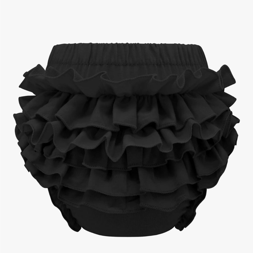 Amazon Black Ruffle Diaper Cover Bloomers